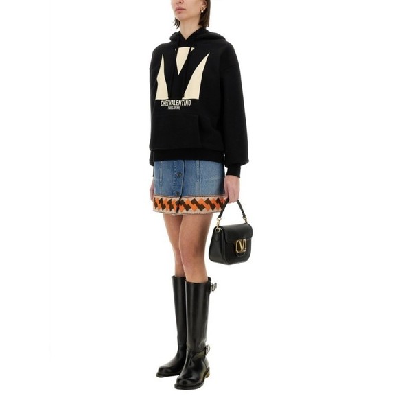 Valentino Relaxed Fit Cotton Hoodie - NWT - Picture 2 of 4